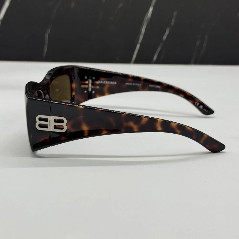 NEW BALENCIAGA SUNGLASSES HAVANA UNISEX EYEWEAR BALENCIAGA BB0291S 003